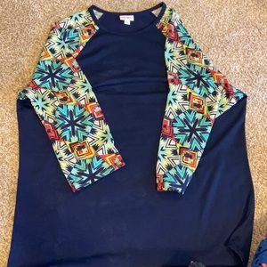 Lularoe baseball type shirt